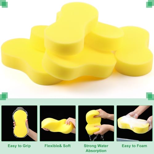 48 Pack Large Sponges Bulk Vacuum Compressed Packing (48 Count)