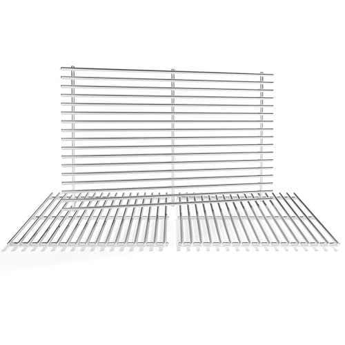 18.7'' x 33.3'' Stainless Steel Cooking Grates for Weber Genesis