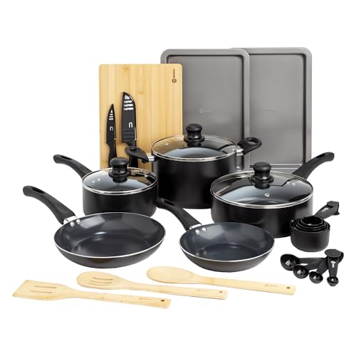 Easy Clean Ceramic Nonstick Cookware Set
