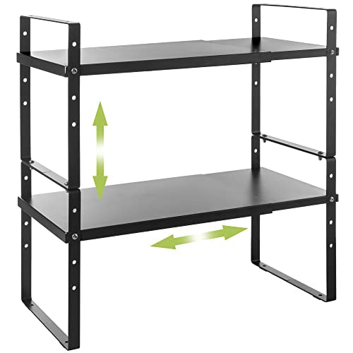 Expandable Cabinet Shelf Organizer Rack (2 Count)