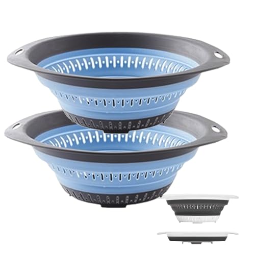 Collapsible Colander and Strainer (2 Count)