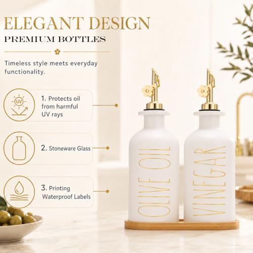 Premium Olive Oil Dispenser for Kitchen (2 Count)