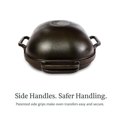 Challenger Bread Pan Cast Iron Loaf Pan with Lid + Care Kit for Artisan Sourdough and Homemade Bread Baking
