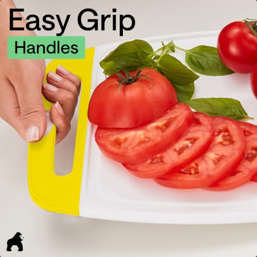 BPA Free Reversible Kitchen Cutting Board (3 Count)