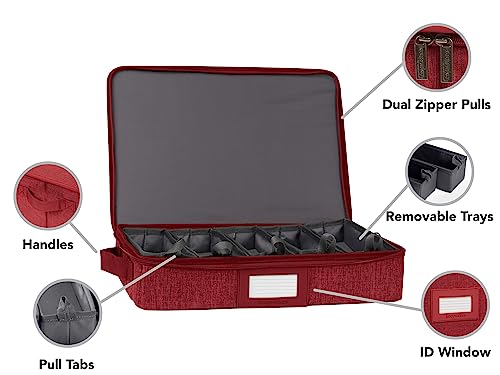 Flatware Storage Box with Removable Trays
