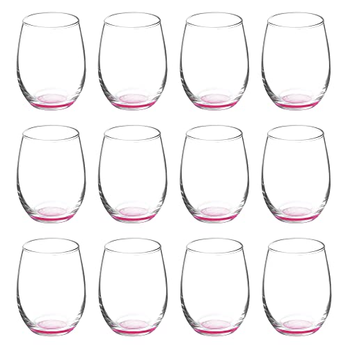 Stemless Wine Glasses by ARC 5.5 oz. Set of 12 (12 Count)
