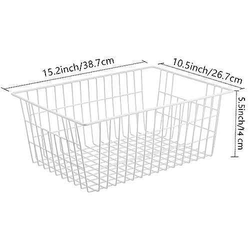 Wire Storage Baskets (4 Count)