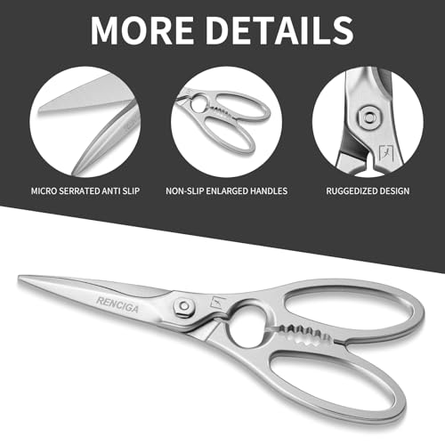 Kitchen Scissors Heavy Duty Ultra Sharp Multi