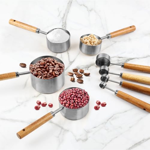 Measuring Cups and Spoons Set (8 Count)