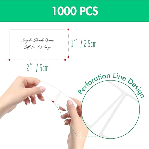 1000 Removable Food Labels (1000 Count)