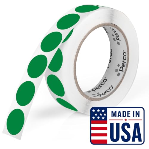 Green Round Circle Dot Sticker 1