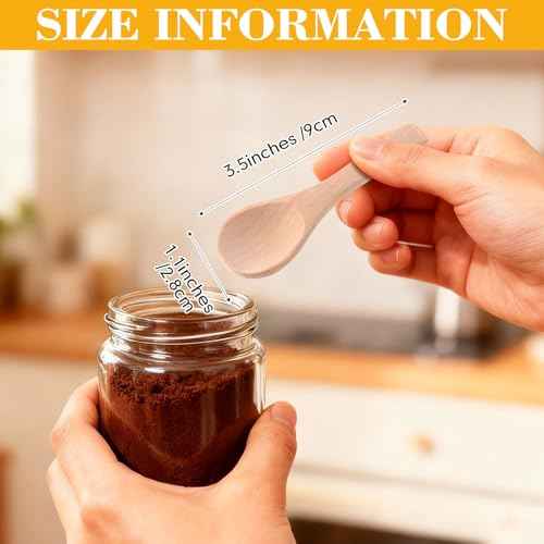 24 Pcs Small Wooden Spoons (24 Count)