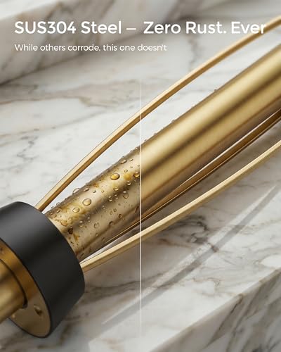 Gold Paper Towel Holder Under Cabinet with Damping Self Adhesive