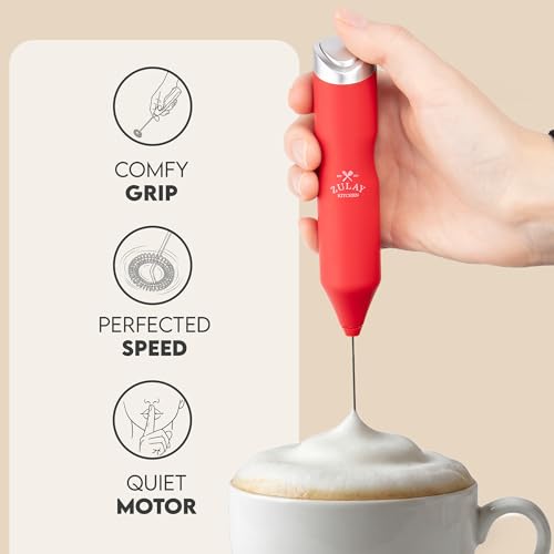 Powerful Frother Wand AA Batteries Included