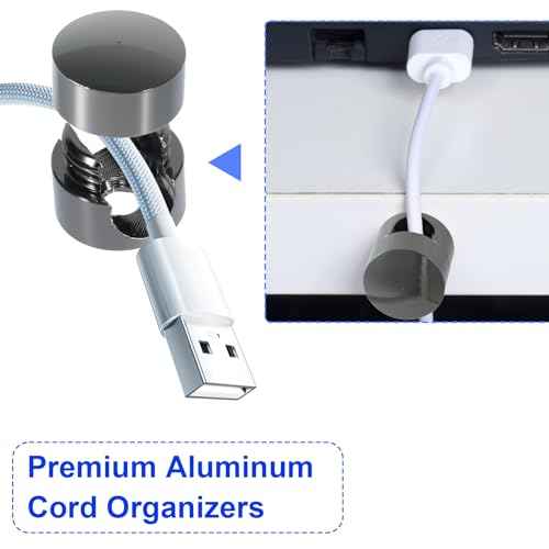 6 Sets Charger Holders for Cords (6 Count)