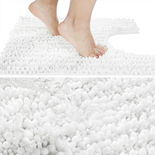 Toilet Rug U Shaped Washable 24x24 Inch