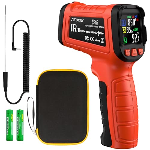 Infrared Thermometer Temperature Gun 1796°F 16
