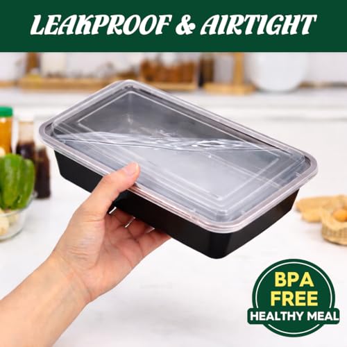 Glotoch Meal Prep Containers 32oz 50 Pack (50 Count)