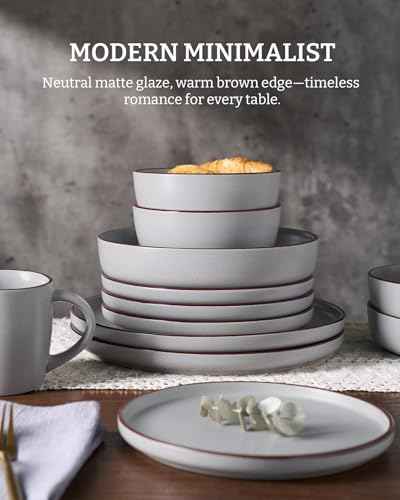 Mercury 18 Piece Stoneware Dinnerware Set