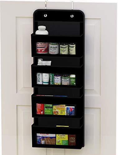 4 Clear Window Pocket Over Door Hanging Organizer