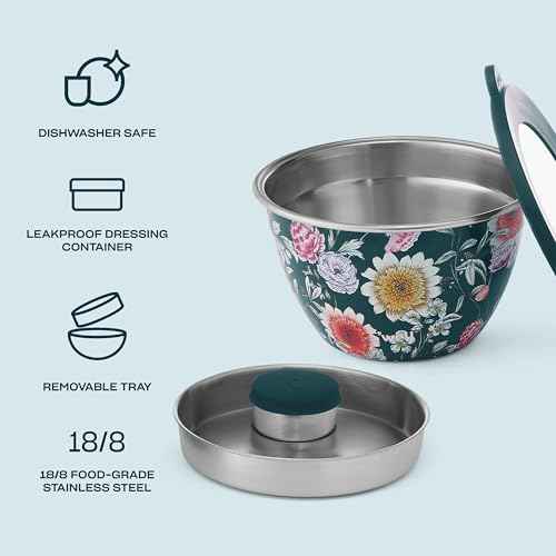 Stainless Steel Salad Bowl Kit 64oz