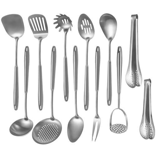 304 Stainlss Steel Kitchen Utensils Set (12 Count)