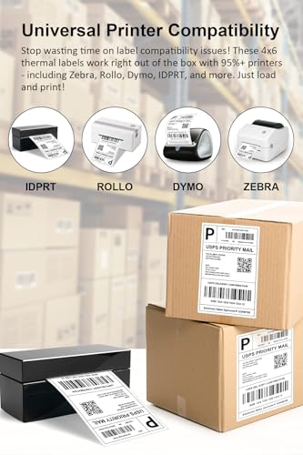 4x6 Thermal Labels (6000 Count)