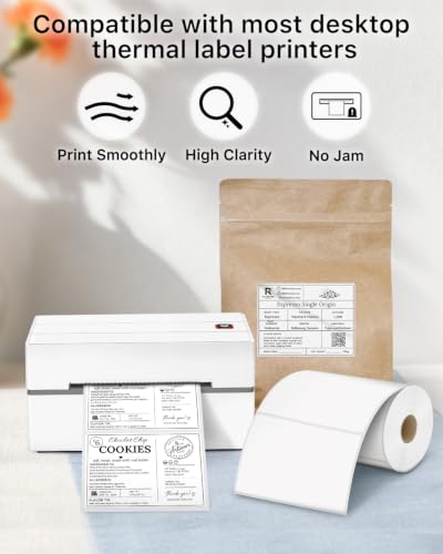 4x3 Inch Thermal Labels