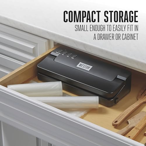 Compact Vacuum Sealer Machine For Food With Powerful 23” Hg Pump