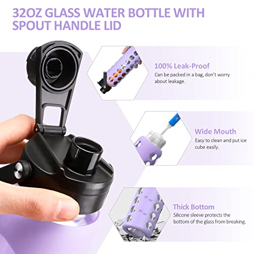 24oz Glass Water Bottle