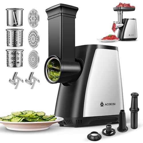4 in 1 Electric Meat Grinder Heavy Duty & Sausage Stuffer 2800W Max