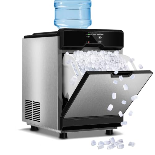 Nugget Ice Maker Countertop Dual Water Inlet Options