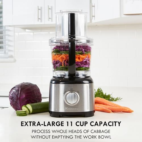 Kenmore 11 Cup Food Processor and Vegetable Chopper with Reversible Slicing