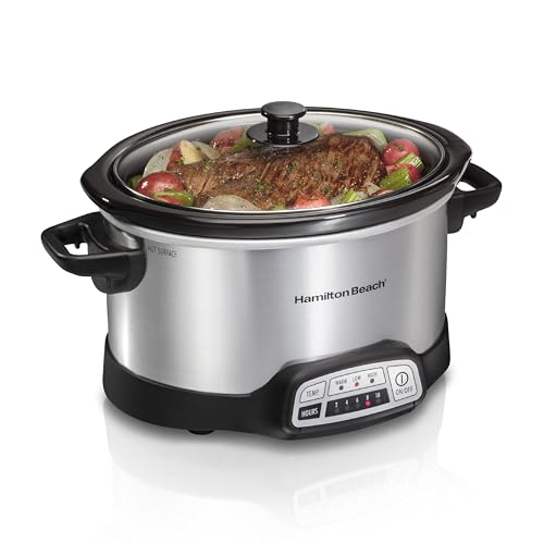 Set & Forget 4 Quart Programmable Slow Cooker
