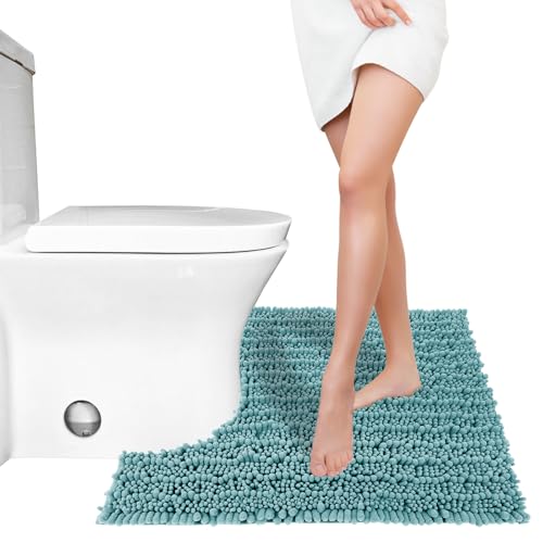 Toilet Rug U Shaped Washable 24x20 Inch