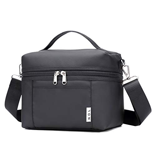 NOL Small Insulated Lunch Bags for Women Cooler Bag Lightweight Nylon Waterproof Lunch Box For Work