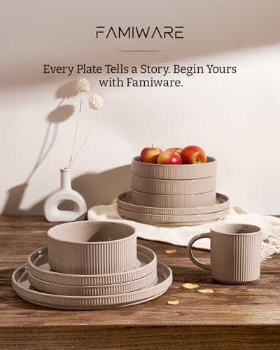 Star Stoneware Dinnerware Sets with Pasta Bowls (16 Count)