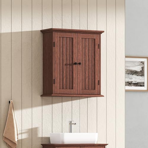 Bathroom Wall Cabinet with 2 Doors