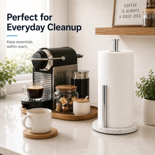 Chrome Paper Towel Holder for Kitchen Countertop