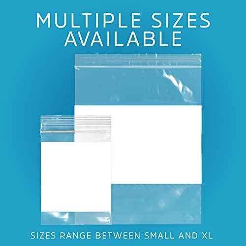 12" x 15" Large Zip Bags (200 Count)
