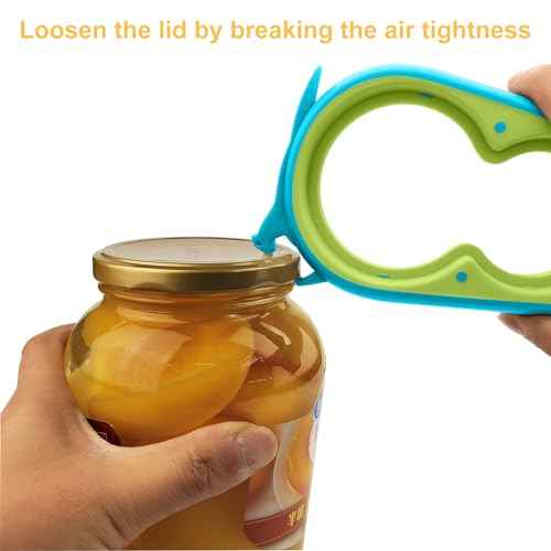 Jar Opener & Bottle Opener for Seniors with Arthritis