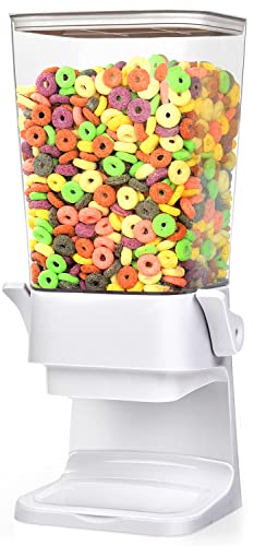 Cereal Dispenser Countertop Large Cereal Containers Storage Dispenser For Pantry Dry Food Dispenser Countertop Candy Dispenser Machine Rice Dispenser For Snack