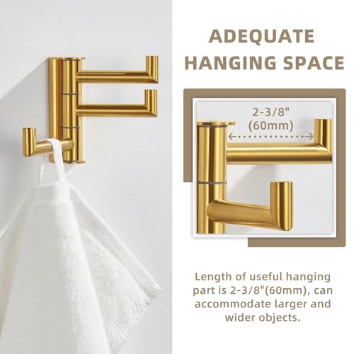 Brushed Gold Towel Hook
