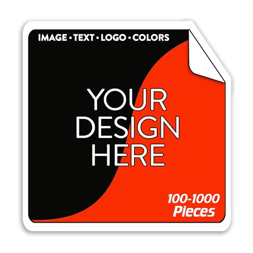 Custom Vinyl Stickers Your Image (100 Count)