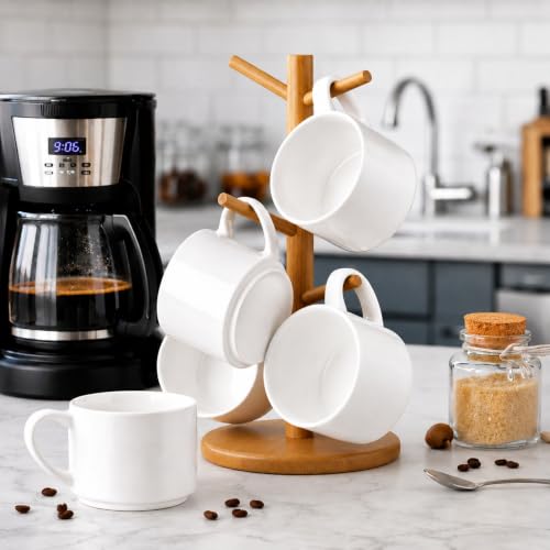14 OZ Coffee Mugs Set of 6 (6 Count)