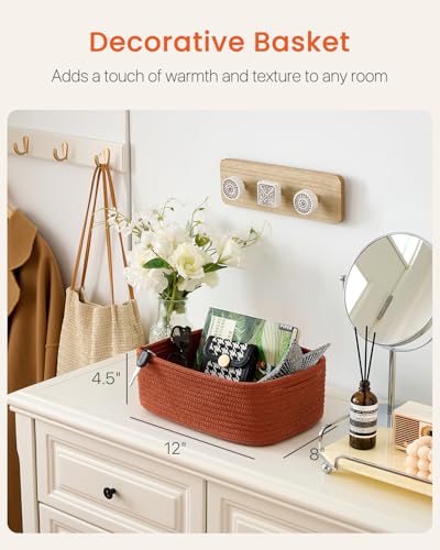 Small Woven Storage Basket for Organizing (3 Count)