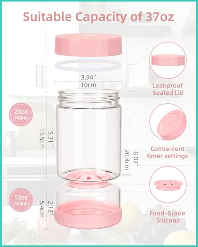 Pickle Jar with Strainer Flip