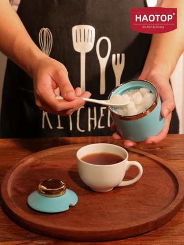 8 oz Sugar Bowl with Lid and Spoon