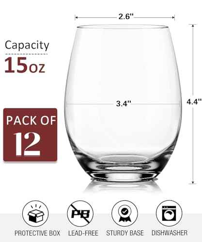 Wine Glasses Set (12 Count)