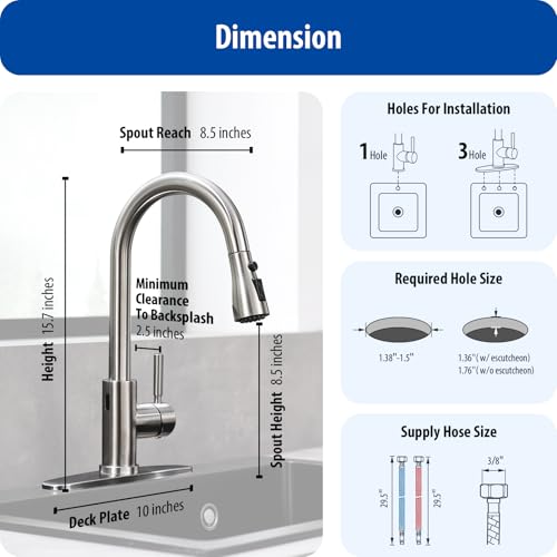 Touchless Kitchen Faucet